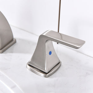 Widespread 2 Handles Bathroom Faucet with Pop Up Sink Drain