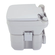 Load image into Gallery viewer, 5.3 Gallon 20L Flush Outdoor Indoor Travel Camping Portable Toilet for Car, Boat, Caravan, Campsite, Hospital,Gray
