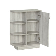 Load image into Gallery viewer, Open Style Shelf Cabinet with Adjustable Plates Ample Storage Space Easy to Assemble, Oak
