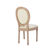 Load image into Gallery viewer, HengMing Upholstered  French Dining  Chair with rubber legs PU leather,Set of 2, Beige
