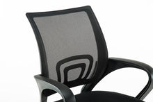 Load image into Gallery viewer, Ergonomic Mesh Mid back Computer Desk Office Chair, Black, Arm Chair

