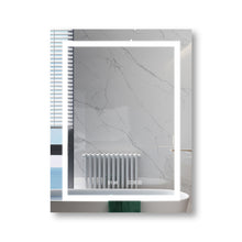 Load image into Gallery viewer, LED Bathroom Vanity Mirror, 36 x 28 inch, Anti Fog, Night Light, Time,Temperature,Dimmable,Color Temper 3000K-6400K,90+ CRI,Vertical Wall Mounted Only

