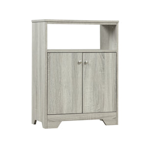 Bathroom Cabinet with Adjustable Shelves, Storage Cabinet for Home Kitchen, Freestanding Floor Cabinet Easy to Assemble