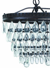 Load image into Gallery viewer, 4-Light Oil Rubbed Bronze Chandelier with Crystal Accent
