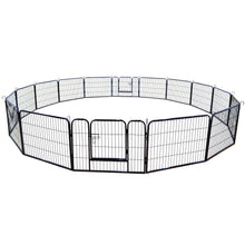 Load image into Gallery viewer, High Quality Portable outdoor folding 16-panel heavy duty metal pet playpen
