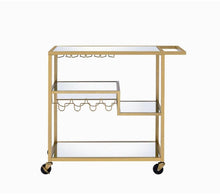 Load image into Gallery viewer, ACME Adamsen Serving Cart, Champagne &amp; Mirror 98354
