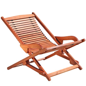 Malibu Outdoor Wood Folding Lounge