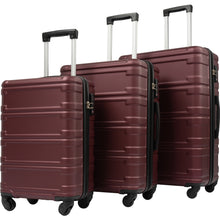 Load image into Gallery viewer, Hardshell Luggage Sets 3 Pcs Spinner Suitcase with TSA Lock Lightweight 20&#39;&#39;24&#39;&#39;28&#39;&#39;
