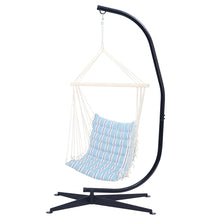 Load image into Gallery viewer, Hammock Chair Stand Only - Metal C-Stand for Hanging Hammock Chair,Porch Swing - Indoor or Outdoor Use - Durable 300 Pound Capacity,Black
