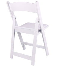 Load image into Gallery viewer, BTExpert Resin Folding Chair Vinyl Padded Seat Indoor Outdoor lightweight Set for Home Event Party Picnic Kitchen Dining Church School Weddings White Set of 20
