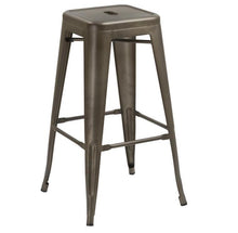 Load image into Gallery viewer, 30&quot; inch Industrial Metal Antique Copper Distressed Counter Bar Stool -Two 2
