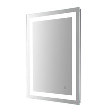 Load image into Gallery viewer, LED Lighted Bathroom Wall Mounted Mirror with High Lumen+Anti-Fog Separately Control+Dimmer Function
