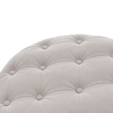 Load image into Gallery viewer, [New] 29.5&quot;Wide Classic Button Tufted Velvet Round Ottoman Living Room Footrest Without Storage
