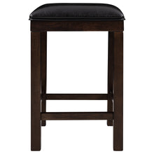 Load image into Gallery viewer, TOPMAX 4-Piece Counter Height Table Set with Socket and Leather Padded Stools, Espresso
