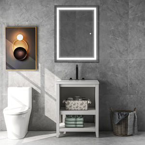 Bathroom Vanity LED Lighted Mirror-(Horizontal/Vertical)-36*28in