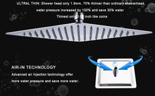 Load image into Gallery viewer, Shower System Shower Faucet Combo Set Wall Mounted with 10&quot; Rainfall Shower Head and handheld shower faucet, Chrome Finish with Brass Valve Rough-In

