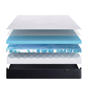 10 Inches Gel Memory Foam Mattress（King)-Medium Comfort