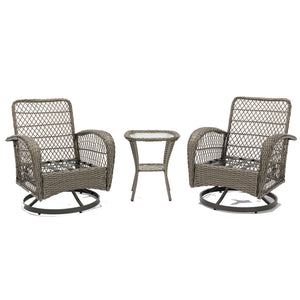 3pcs Outdoor Furniture Modern Wicker set