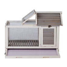 Load image into Gallery viewer, Wooden Rabbit Hutch 40.7&quot; L x 23.4&quot; W x 30&quot; H, Bunny Cage  with 4 Wheels
