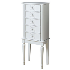 ACME Tammy Jewelry Armoire in White 97167