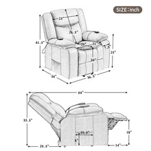 Load image into Gallery viewer, Orisfur. Power Lift Chair for Elderly with Adjustable Massage Function, Recliner Chair with Heating System for Living Room
