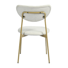 Load image into Gallery viewer, Modern Metal Dining Chair  Set Of 2 - Beige
