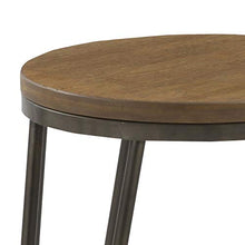 Load image into Gallery viewer, BTEXPERT 5082-4 Round Bistro Dining Stools Chair, 30, Kate and Laurel Tully Backless Modern Wood
