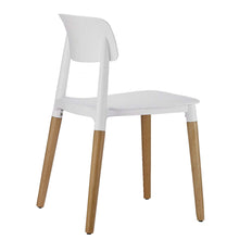 Load image into Gallery viewer, BTEXPERT 5080 Halime Dining Chairs Set of 4, Wood, White
