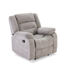 Load image into Gallery viewer, Orisfur. Linen fabric Heated Massage Recliner Sofa Ergonomic Lounge with 8 Vibration Points
