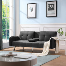 Load image into Gallery viewer, SLEEPER SOFA DARK GREY
