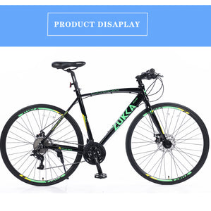 27 Speed Hybrid bike Disc Brake 700C Road Bike For men women's City Bicycle