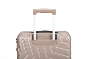 Pure PC 16" Hard Case Luggage Computer Case With Universal Silent Aircraft Wheels Gold