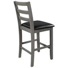 Load image into Gallery viewer, TREXM Set of 4 Wooden Counter Height Dining Chair with Padded Chairs, Gray
