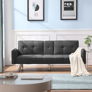 SLEEPER SOFA DARK GREY