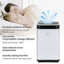 Load image into Gallery viewer, 4800 Sq.Ft. Dehumidifier for large space,High Humidity 50 Pints Capacity, With 6.5L Water tank &amp; Continuous Drain Hose, Auto Defrost, Quiet.
