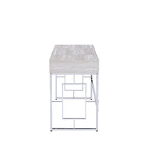 Load image into Gallery viewer, ACME Saffron Vanity Desk in Natural &amp; Chrome 90315
