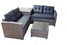 Load image into Gallery viewer, DH Frangio 4 Piece Outdoor Sectional Seating Set with Storage Bin
