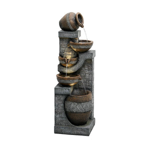 Cliffdell Resin Fountain With Ligh