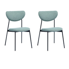Load image into Gallery viewer, Modern Metal Dining Chair  Set Of 2 - Teal
