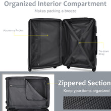 Load image into Gallery viewer, Hardshell Luggage Sets 3 Pcs Spinner Suitcase with TSA Lock Lightweight 20&#39;&#39;24&#39;&#39;28&#39;&#39;
