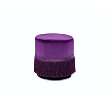 Load image into Gallery viewer, ACME Clivia Ottoman, Eggplant Velvet 96467

