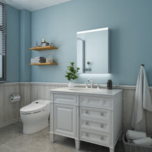 Load image into Gallery viewer, 24\&#39;\&#39;x 30\&#39;\&#39;LED Lighted Bathroom Medicine Cabinet with Mirror, Surface Lighted Medicine Cabinet,Dimmable,Adjustable Shelves,Intelligent Switch Medicine Cabinet, Aluminum Frame, Left opening door
