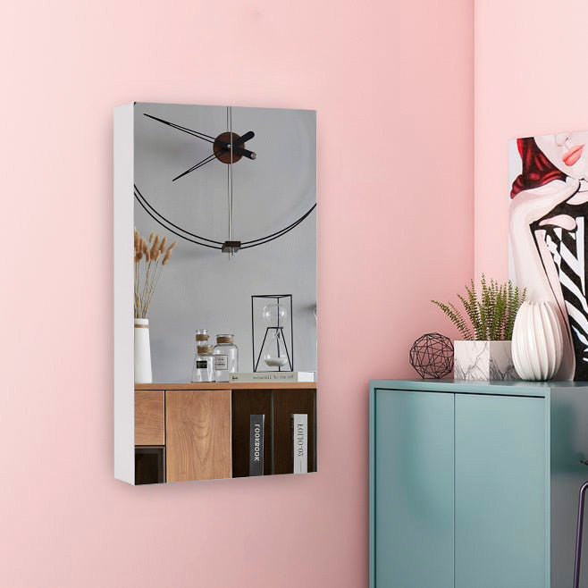 Fashion Simple Jewelry Storage Mirror Cabinet Can Be Hung On The Door Or Wall