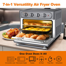 Load image into Gallery viewer, Air Fryer Toaster Oven Combo, WEESTA 7-in-1 Convection Oven Countertop, 24QT Large Air Fryer with Accessories &amp; E-Recipes, UL Certified (Updated 3.0)（Prohibited listing on Amazon）(OLD W1002KA23T)
