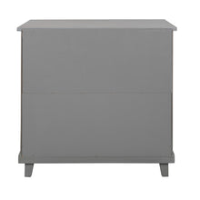 Load image into Gallery viewer, Modern Bedroom Nightstand with 3 Drawers Storage , Gray
