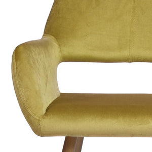 Velvet Upholstered Dinning Chair 1PC