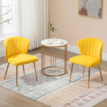 Load image into Gallery viewer, Set of 2 Modern Dining Chairs, Velvet Accent Chair, Living Room Chairs

