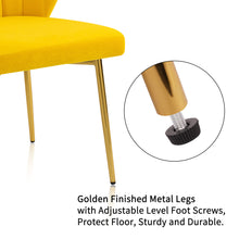 Load image into Gallery viewer, Set of 2 Modern Dining Chairs, Velvet Accent Chair, Living Room Chairs
