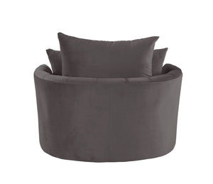 ACME Zunyas Accent Chair w/Swivel, Gray Velvet AC00292