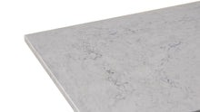 Load image into Gallery viewer, Montary 43 inches bathroom stone vanity top calacatta gray engineered marble color with undermount ceramic sink and single faucet hole with backsplash
